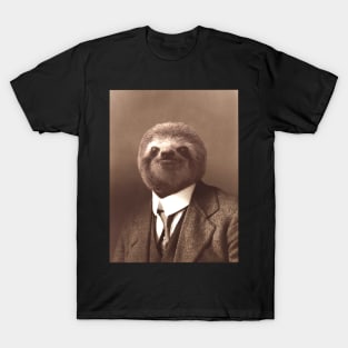 Gentleman Sloth - Print / Home Decor / Wall Art / Poster / Gift / Birthday / Sloth Lover Gift / Animal print Canvas Print T-Shirt